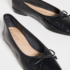 Schutz Arissa Black Women's Ballet Flats